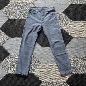 Levi’s 501 blue jeans white oak cone denim
